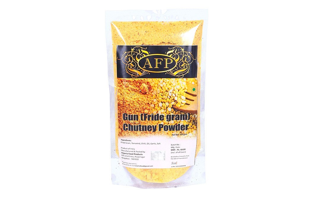 AFP Gun (Fride Gram) Chutney Powder   Pack  200 grams